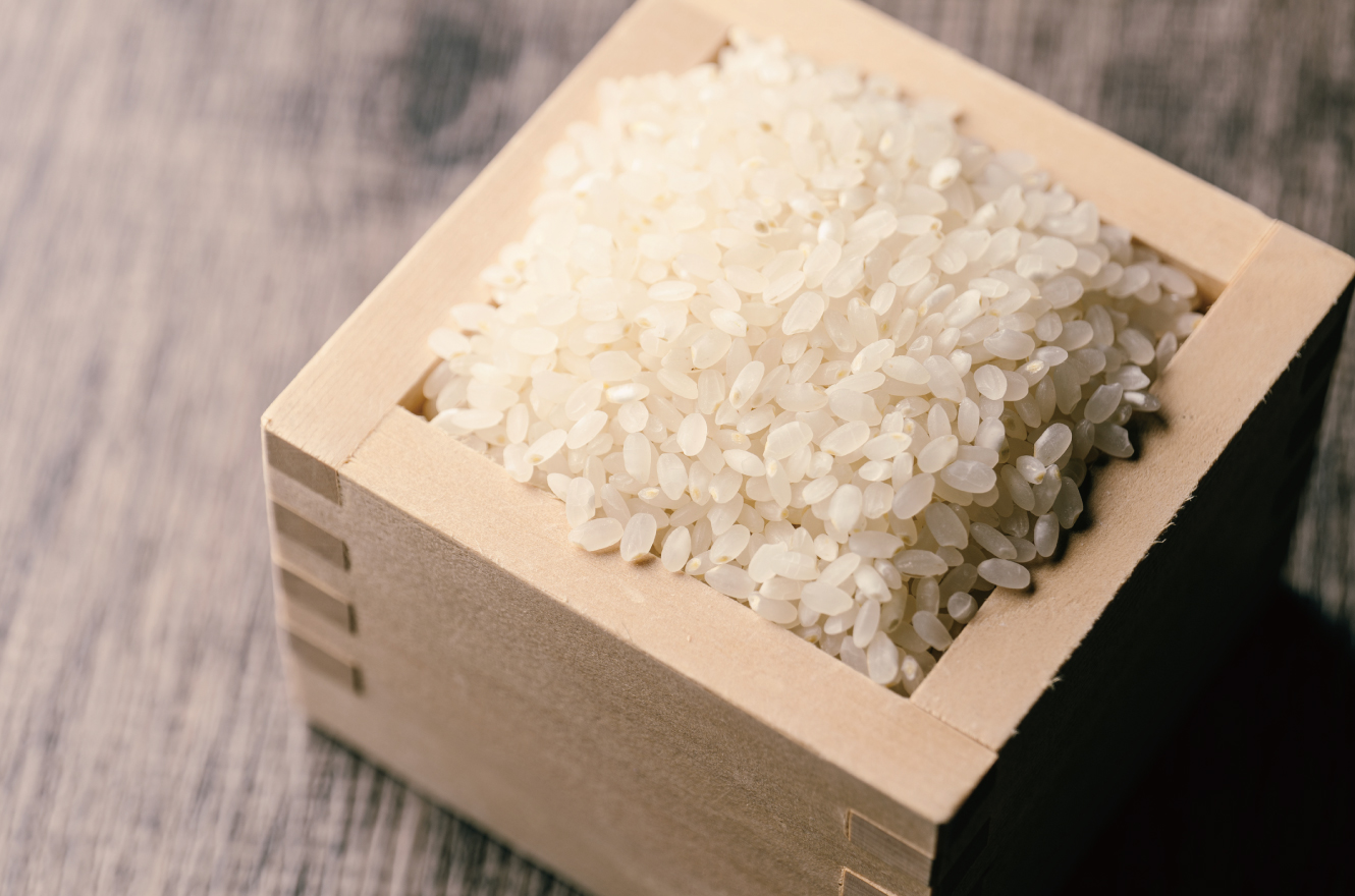 北海道産米の「ふっくりんこ」を使用してます。ふっくりんこはやわらかく、粘りがあり、ほんのり甘いが特徴で一粒一粒がふっくりしてます。